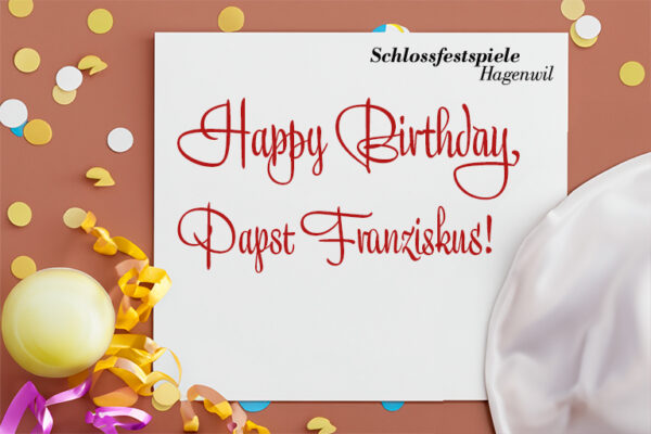 Happy Birthday, Papst Franziskus!