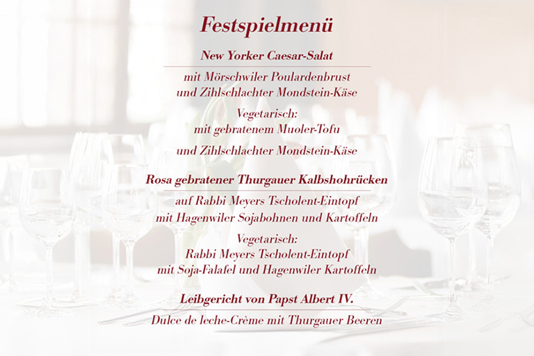 Festspielmenü 2024