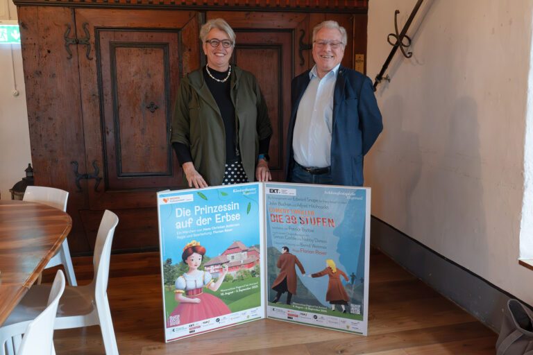 Pressekonferenz Schlossfestspiele Hagenwil "Die 39 Stufen" 2025